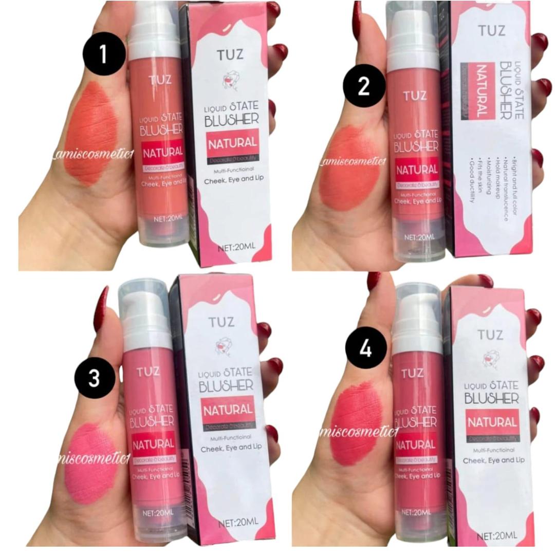 Tuz Silk-Finish Liquid Blush | Weightless Natural Tint for a Radiant Glow