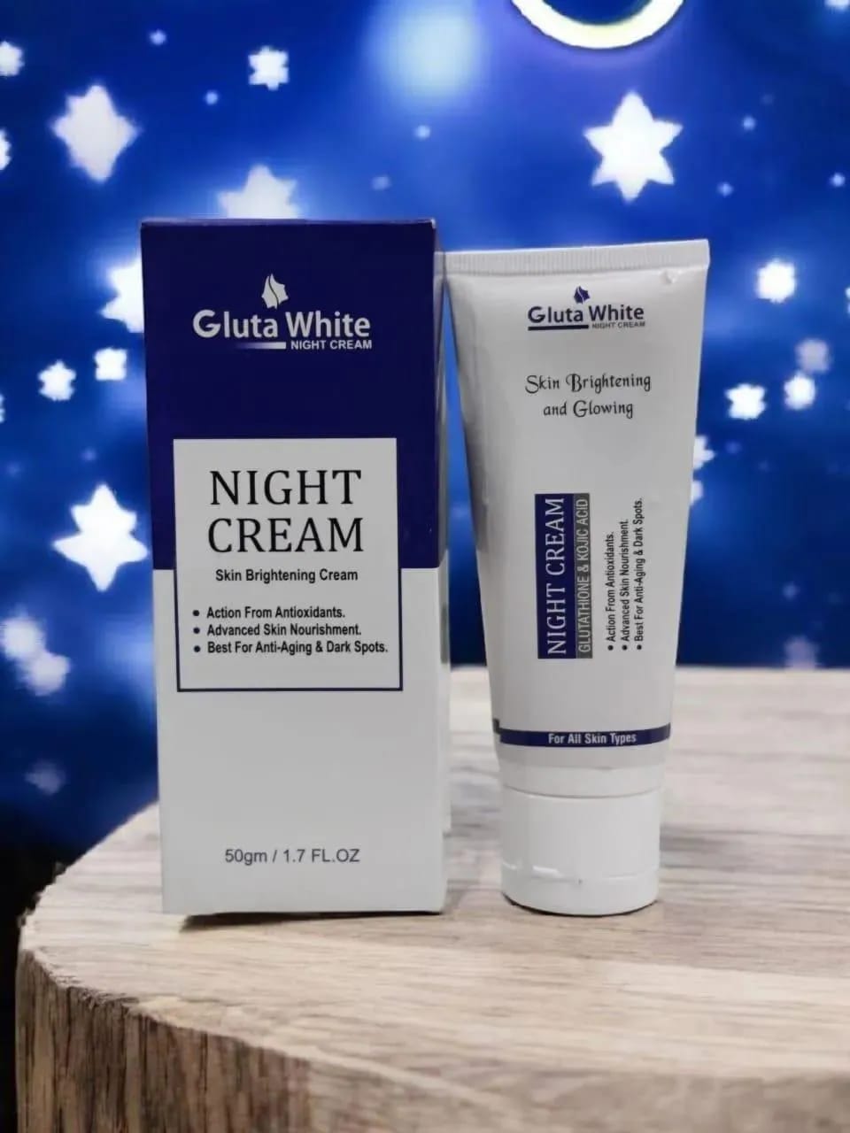 Gluta White Advanced Skin Brightening Night Cream