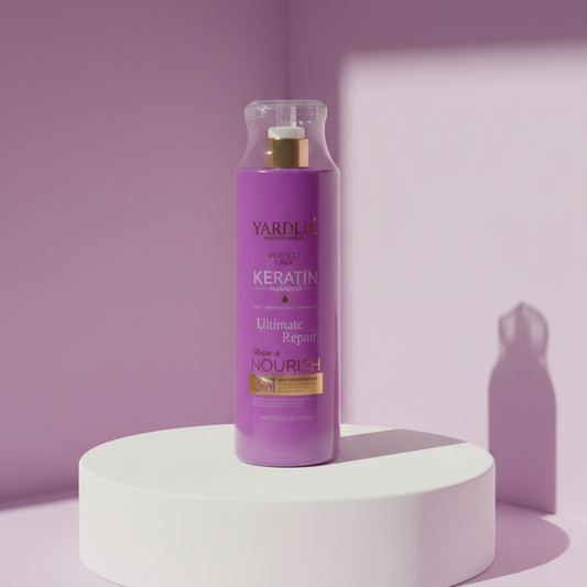 Yardlie Professional Keratin Shampoo – 750ml Anti-Dandruff & Frizz Control