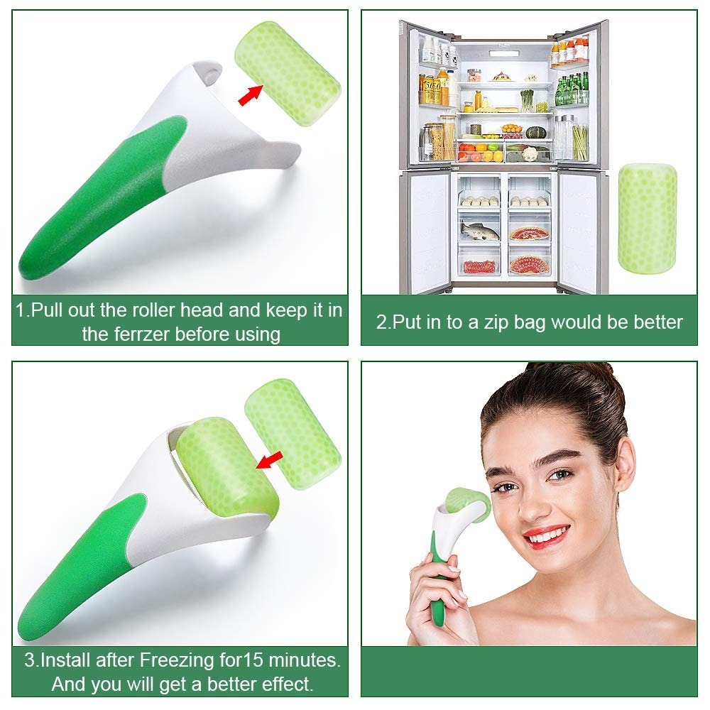 Cooling Gel Ice Face Roller – Anti-Wrinkle & Skin Smoothing Massager