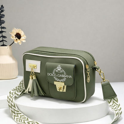 The Heritage Dual-Compartment Camera Bag – Structured Luxury Silhouette