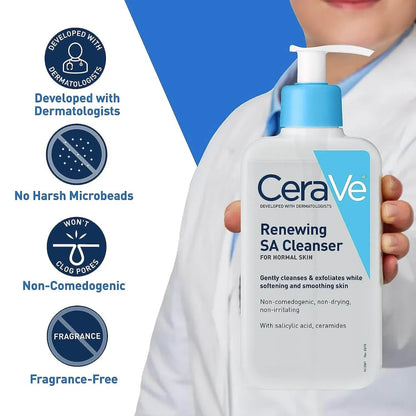 CeraVe® Renew & Resurface: SA Smoothing Cleanser (237ml)