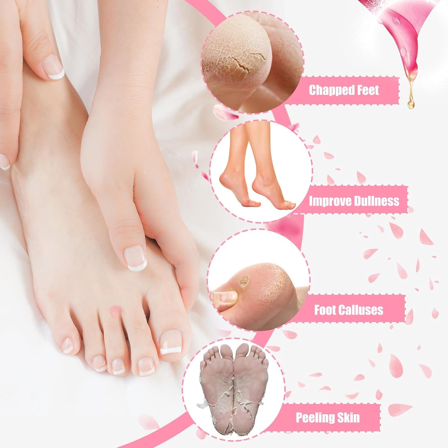 Moisturizing Spa Socks Silicone Gel Socks for Women