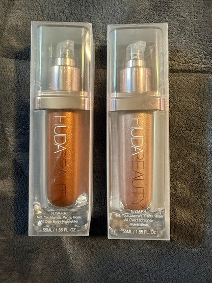 Luminous Body Glow: Huda Beauty N.Y.M.P.H. Water-Based All-Over Highlighter